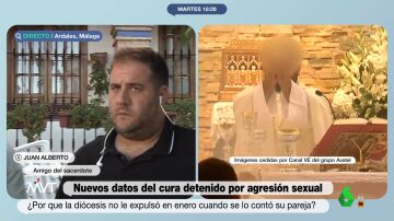 Juan Alberto, amigo del cura detenido en Málaga por agresiones sexuales.