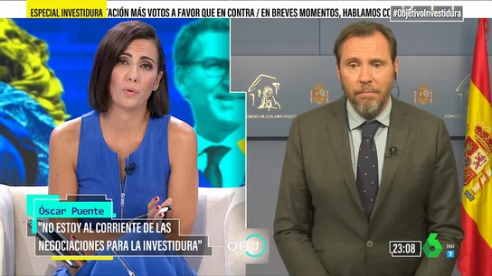 Óscar Puente, en El Objetivo. Óscar Puente