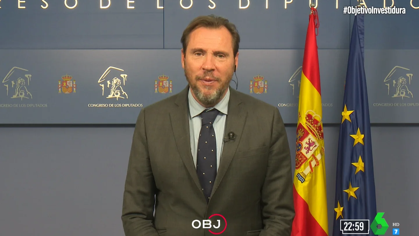 Óscar Puente, en El Objetivo Óscar Puente, en El Objetivo