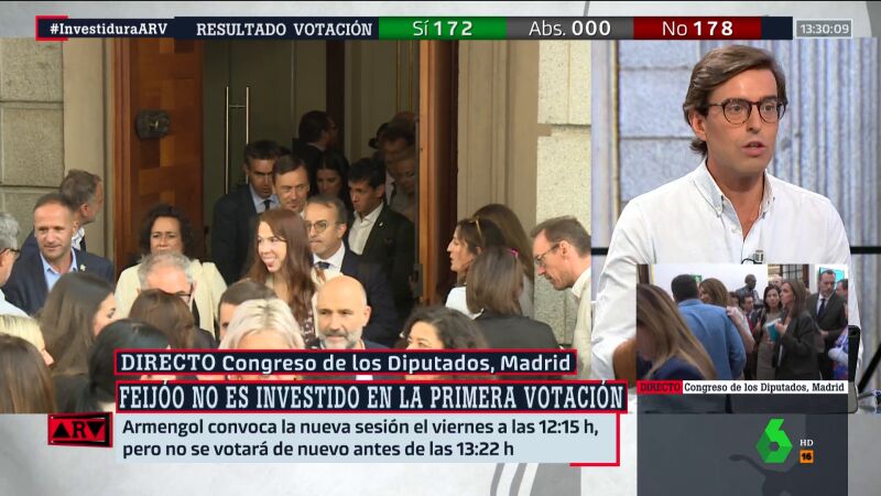 Pablo Montesinos, sobre el liderazgo de Feijóo tras fallar en la investidura: "Se va a quedar, y para rato"