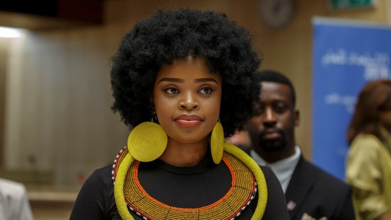 Zoleka Mandela, en una imagen de 2018