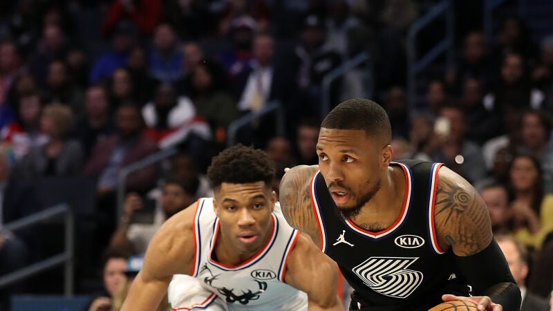 Lillard y Antetokoumpo