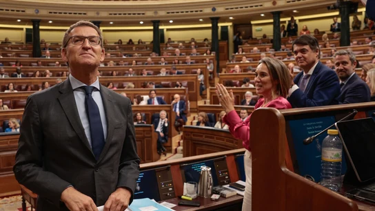 El Congreso rechaza la investidura de Feijóo en su primera votación: 178 noes y 172 síes El Congreso rechaza la investidura de Feijóo en su primera votación: 178 noes y 172 síes