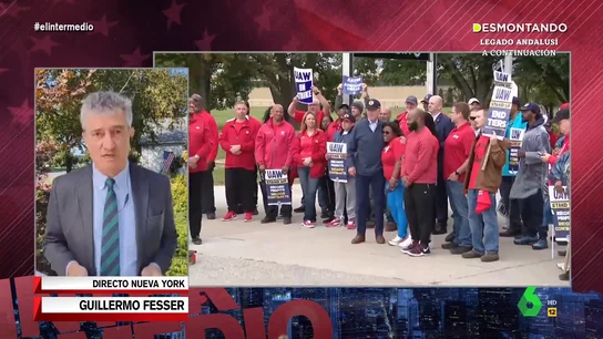 Guillermo Fesser, sobre la situación de los trabajadores del motor en EE. UU: "No pueden comprar los coches que ellos fabrican" Guillermo Fesser, sobre la situación de los trabajadores del motor en EE. UU: "No pueden comprar los coches que ellos fabrican"