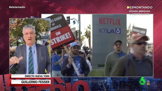 Guillermo Fesser explica las claves del fin de la huelga de guionistas en EEUU: "Ha sido un pulso durísimo" Guillermo Fesser explica las claves del fin de la huelga de guionistas en EEUU: "Ha sido un pulso durísimo"