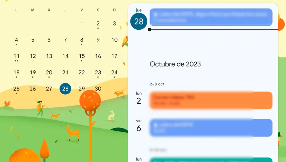 El nuevo icono del calendario de Google