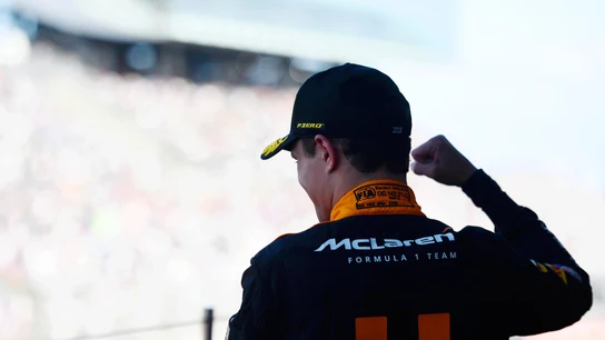 Lando Norris en el podio de Suzuka Lando Norris en el podio de Suzuka