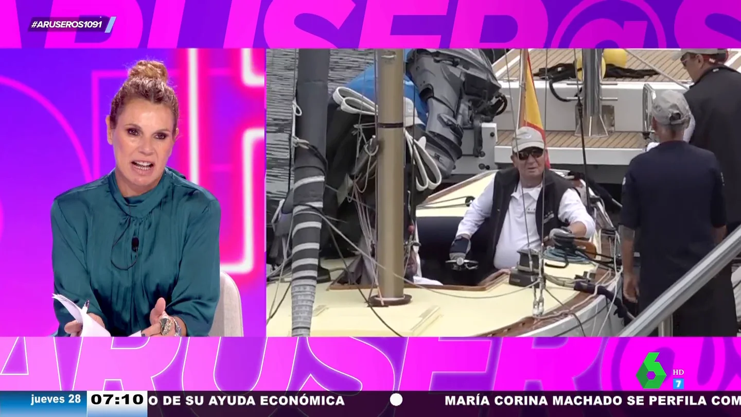 "Perdona, ¿a 15 km y no se van a saludar?": Angie Cárdenas, sobre el (no) reencuentro entre el rey Felipe y el rey Juan Carlos "Perdona, ¿a 15 km y no se van a saludar?": Angie Cárdenas, sobre el (no) reencuentro entre el rey Felipe y el rey Juan Carlos