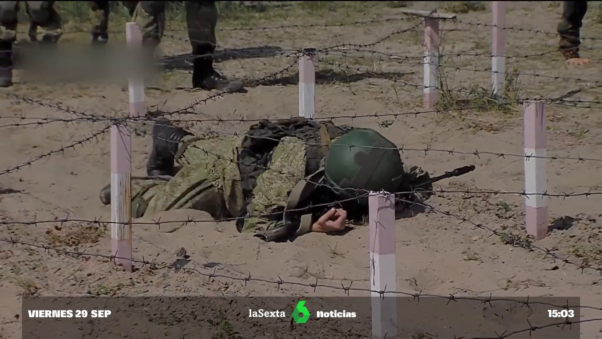 Marchas militares en el patio