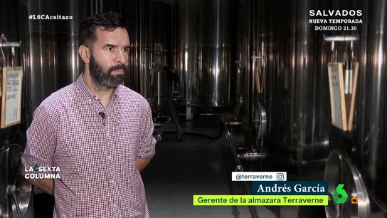 Andrés García, gerente de una almazara Andrés García, gerente de una almazara
