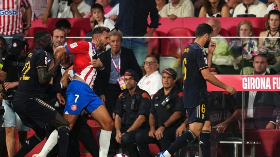 Nacho, expulsado ante el Girona Nacho, expulsado ante el Girona