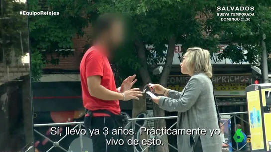 El encuentro de Equipo de Investigación con un vendedor de relojes falsos: "Si se lleva dos le hago un buen precio" El encuentro de Equipo de Investigación con un vendedor de relojes falsos: "Si se lleva dos le hago un buen precio"