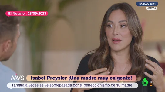 Tamara se ve sobrepasada por el perfeccionismo de Isabel Preysler Tamara se ve sobrepasada por el perfeccionismo de Isabel Preysler