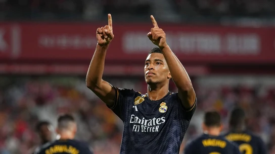 Jude Bellingham celebra un gol Jude Bellingham celebra un gol