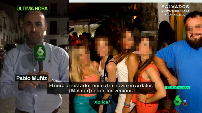 El cura detenido por agresiones a mujeres tuvo una segunda novia en Ardales (Málaga) durante cinco años