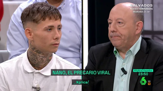 El "remordimiento" de Bernardos con Nano, el joven pluriempleado viral: "La sociedad debería permitir que sigas estudiando" El "remordimiento" de Bernardos con Nano, el joven pluriempleado viral: "La sociedad debería permitir que sigas estudiando"