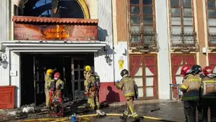 La discoteca Teatre de Murcia, tras sufrir un incendio