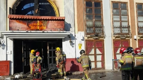 La discoteca Teatre de Murcia, tras sufrir un incendio