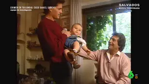 La primera vez de Daniel Sancho en televisión con su padre y su abuelo, un orgulloso Sancho Gracia
