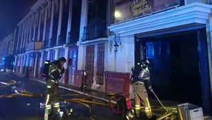 Discoteca incendiada en Murcia