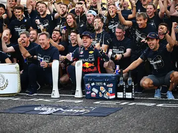Red Bull celebra el Mundial de constructores