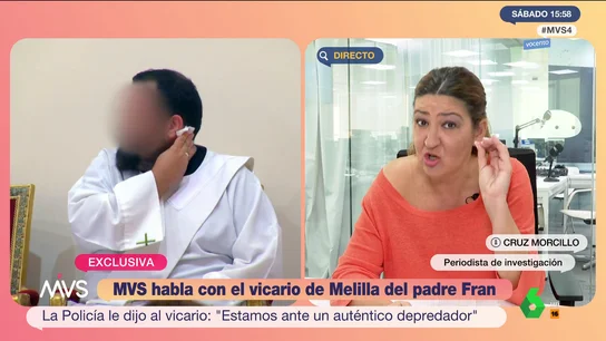Cruz Morcillo habla del nuevo contenido incautado al cura detenido Cruz Morcillo habla del nuevo contenido incautado al cura detenido