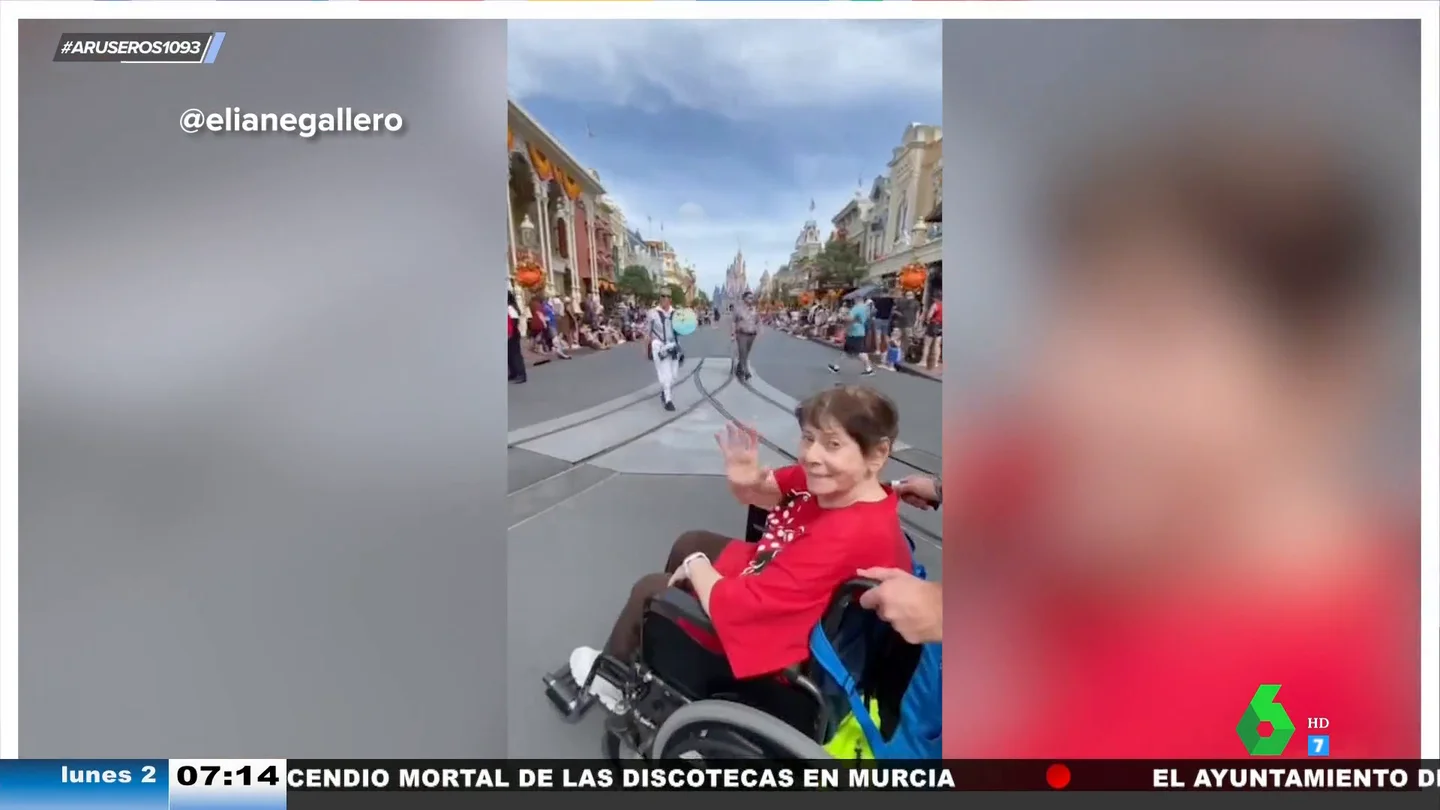 La emoción de una abuela cuando su nieta la lleva por sorpresa a Disneyland: "Era el sueño de su vida" La emoción de una abuela cuando su nieta la lleva por sorpresa a Disneyland: "Era el sueño de su vida"