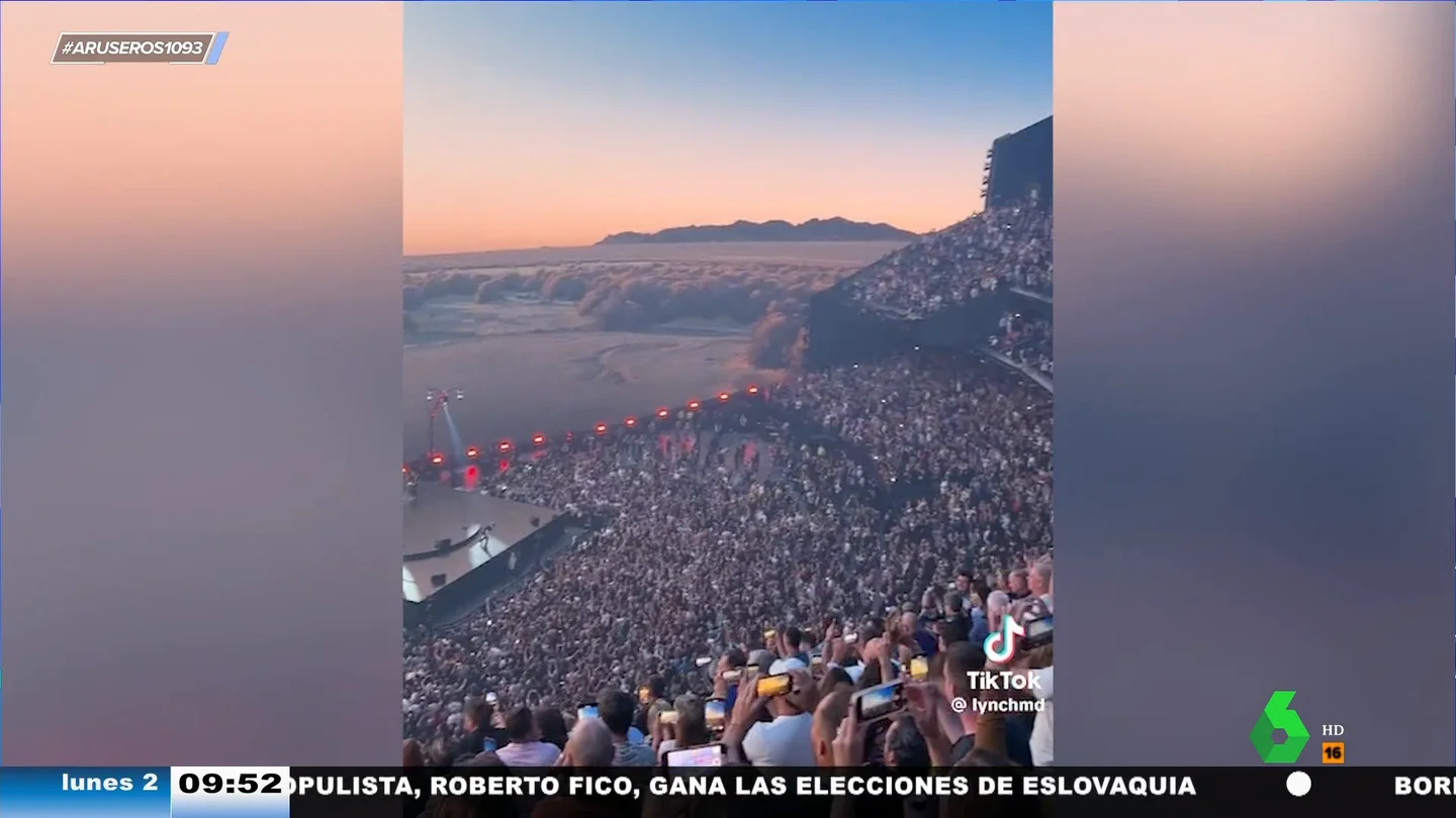 Las impresionantes imágenes del concierto de U2 en 'The Sphere' de Las Vegas, con el mayor número de luces led del mundo Las impresionantes imágenes del concierto de U2 en 'The Sphere' de Las Vegas, con el mayor número de luces led del mundo