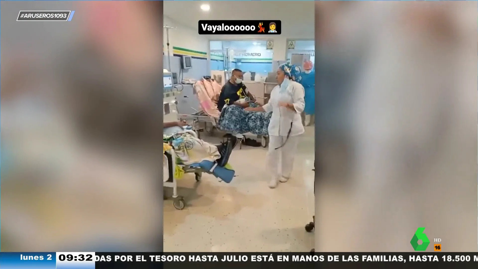 La "buena vibra" de esta enfermera que anima a los pacientes hospitalizados bailando en las habitaciones