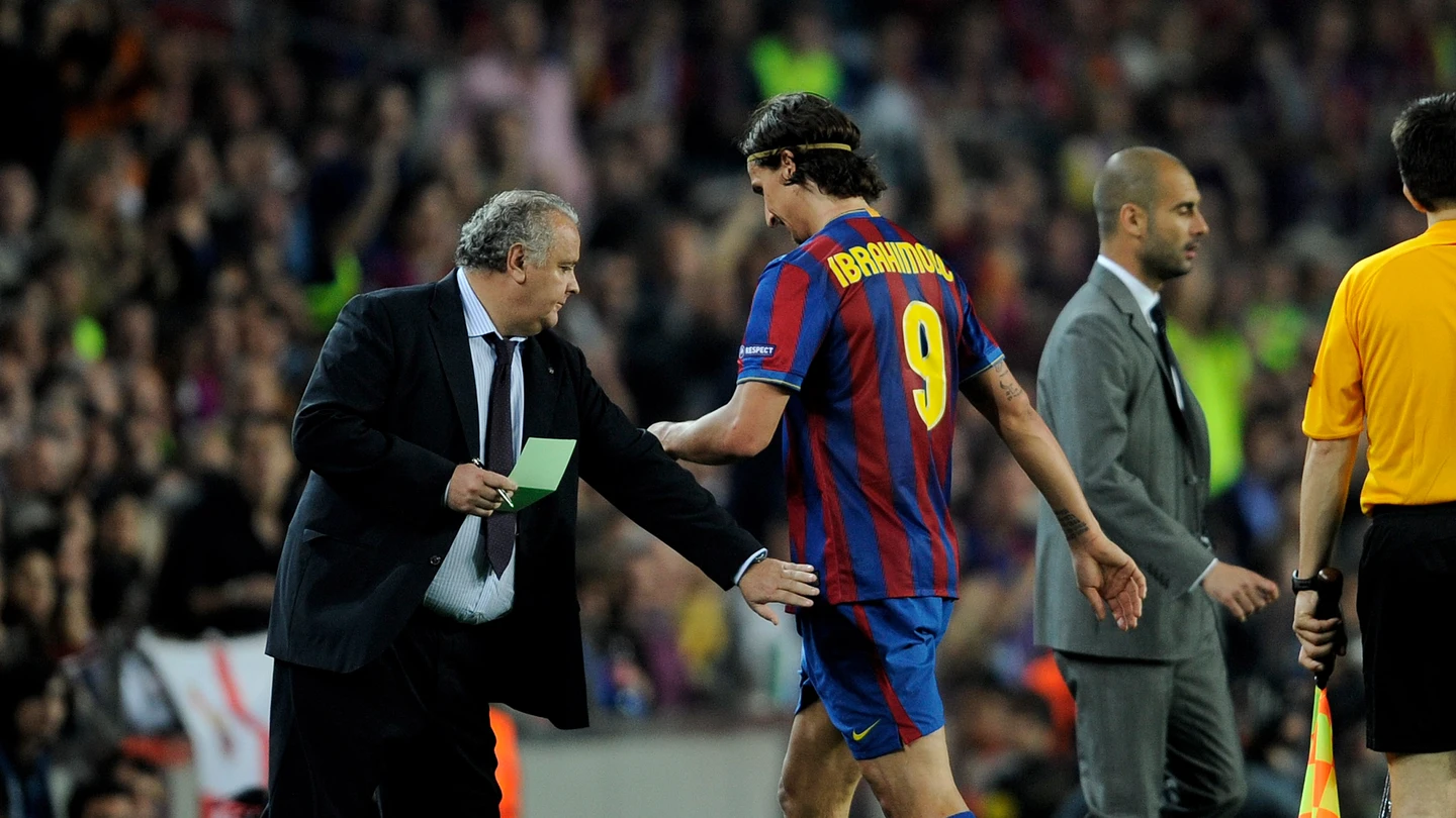 Ibrahimovic y Pep Guardiola Ibrahimovic y Pep Guardiola
