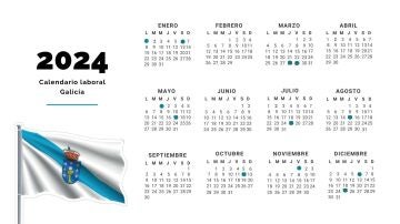 Calendario laboral de Galicia: estos son los fin de semana largos y puentes de 2024