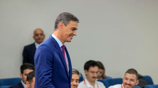 El l&iacute;der socialista y presidente del Gobierno en funciones, Pedro S&aacute;nchez
