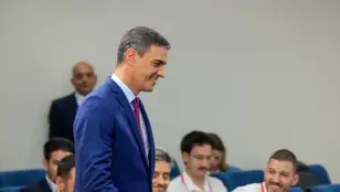 El líder socialista y presidente del Gobierno en funciones, Pedro Sánchez