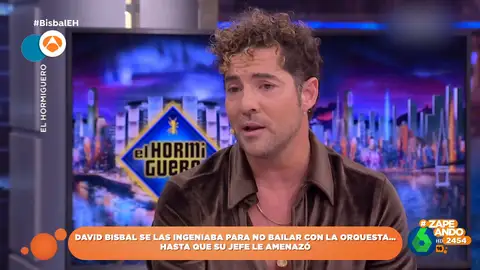 David Bisbal recuerda en El Hormiguero sus inicios actuando: le daban incluso ganas de vomitar