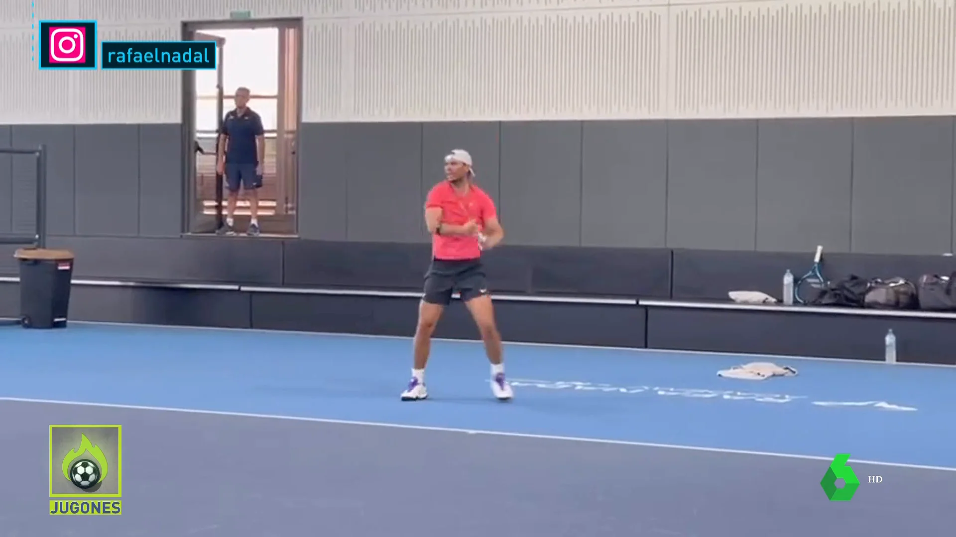 La imagen que todos los fans del tenis esperaban: ¡Rafa Nadal vuelve a entrenar! La imagen que todos los fans del tenis esperaban: ¡Rafa Nadal vuelve a entrenar!