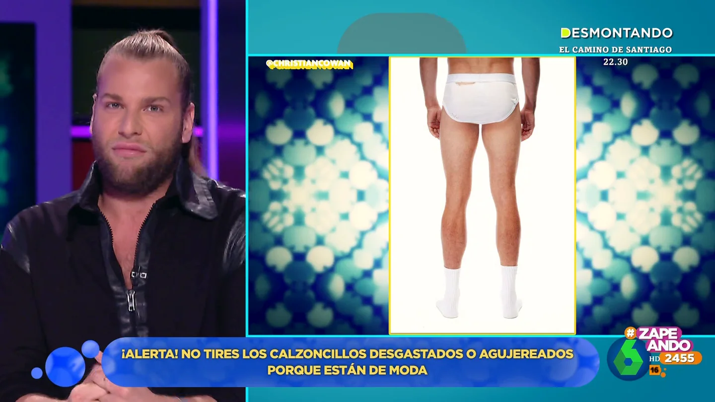 "Es un despropósito": el análisis de Eduardo Navarrete sobre la nueva moda de llevar calzoncillos rotos "Es un despropósito": el análisis de Eduardo Navarrete sobre la nueva moda de llevar calzoncillos rotos
