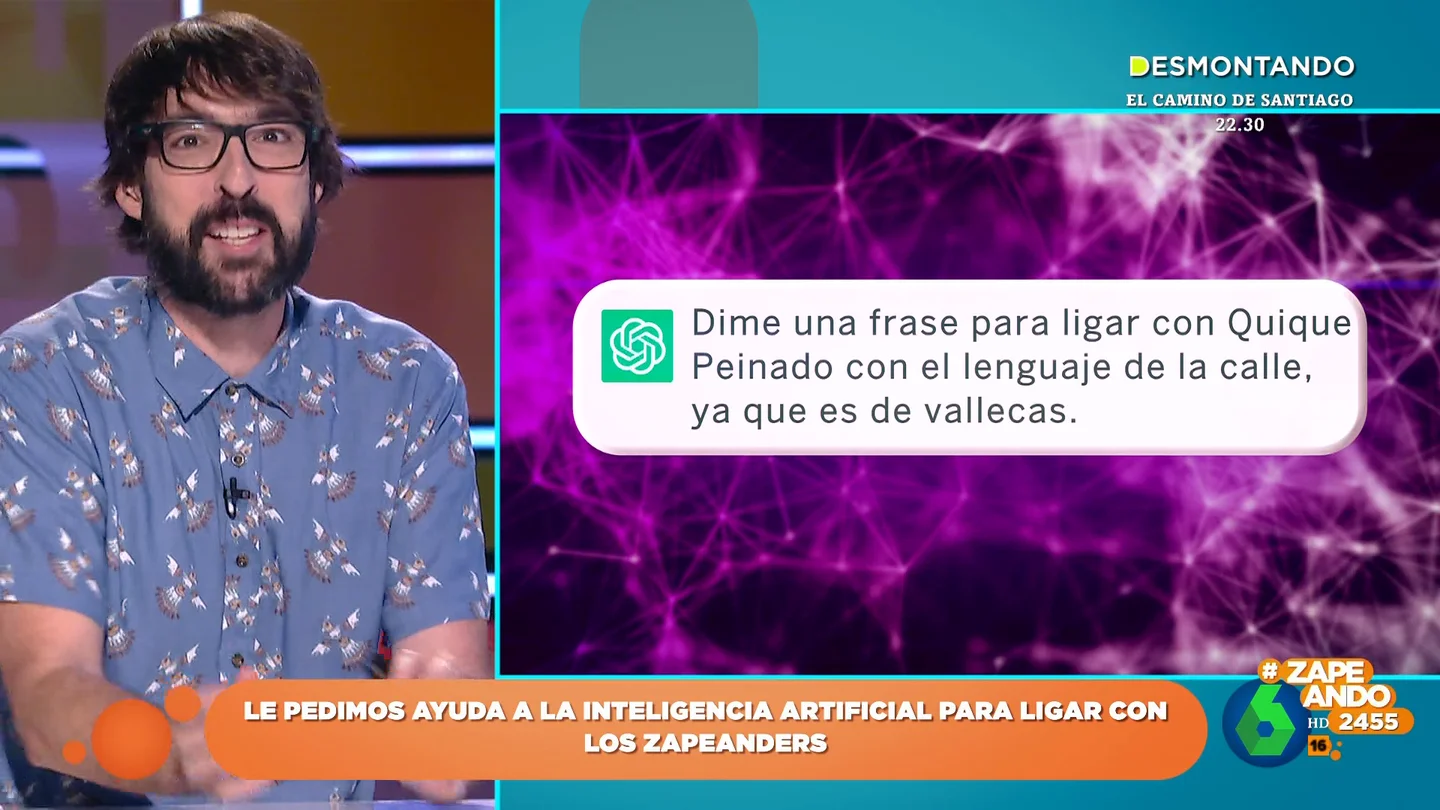 La curiosa manera en la que el Chat GPT ligaría con los 'Zapeanders' La curiosa manera en la que el Chat GPT ligaría con los 'Zapeanders'