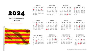 Calendario Laboral de Cataluña 2024: 