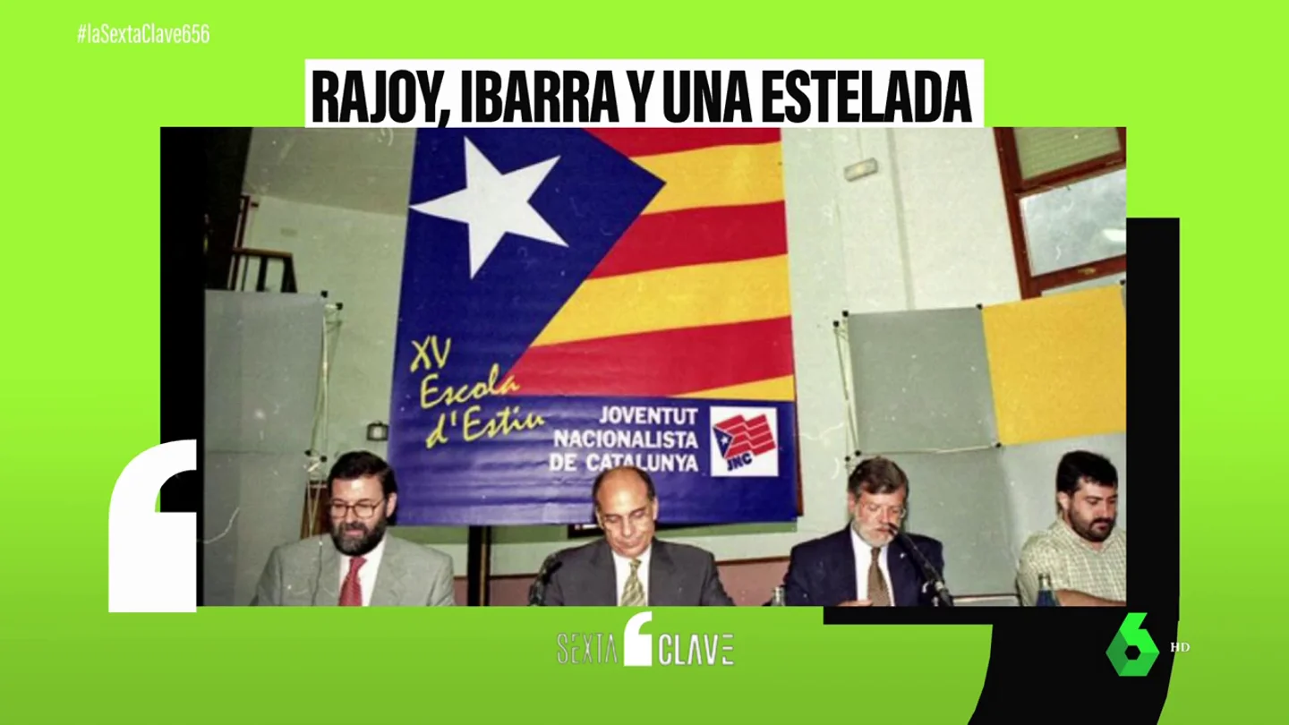 Historia de una foto: Rajoy, Ibarra y una estelada Historia de una foto: Rajoy, Ibarra y una estelada
