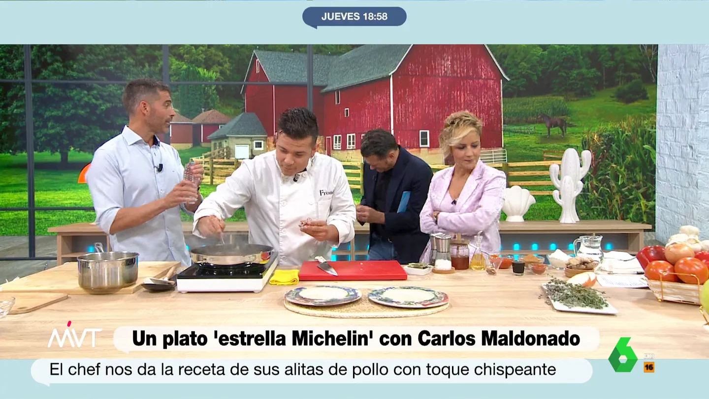 El ingrediente picante que hace alucinar a Iñaki López: "Cristina Pardo lo toma con cuchara sopera" El ingrediente picante que hace alucinar a Iñaki López: "Cristina Pardo lo toma con cuchara sopera"
