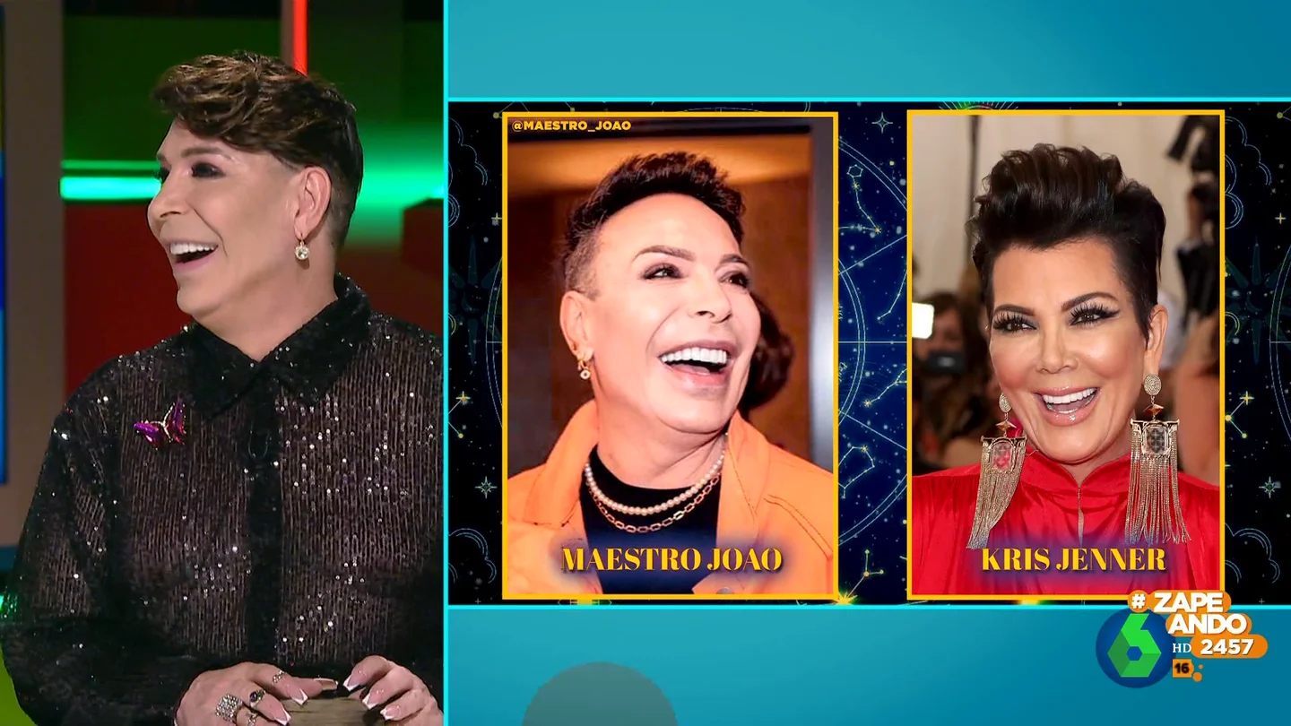 El inesperado parecido de El Maestro Joao con una de las Kardashian El inesperado parecido de El Maestro Joao con una de las Kardashian