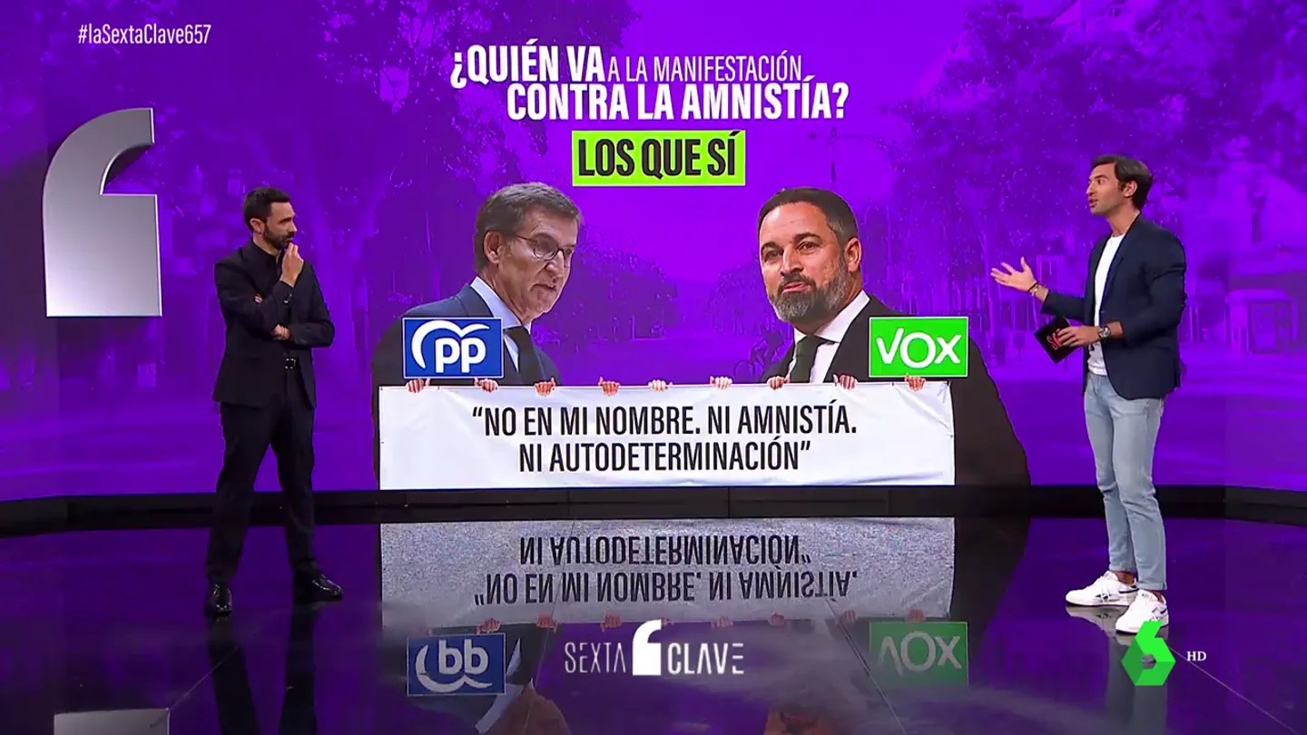 Los detalles de la manifestación contra la amnistía: ¿qué políticos van a asistir el domingo? Los detalles de la manifestación contra la amnistía: ¿qué políticos van a asistir el domingo?