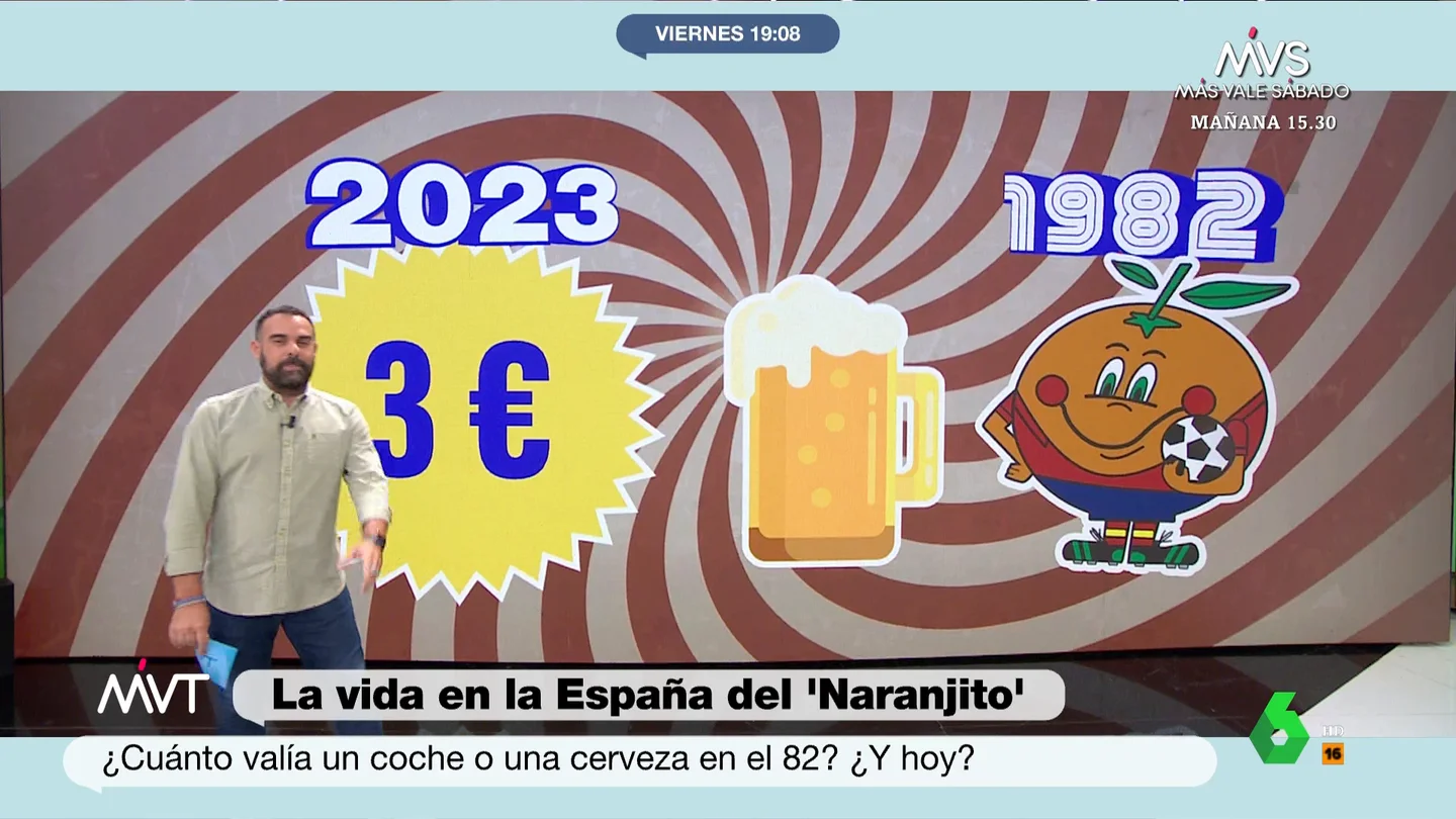Iñaki López acierta el sorprendenteprecio que tenía una cerveza en 1982 Iñaki López acierta el sorprendenteprecio que tenía una cerveza en 1982