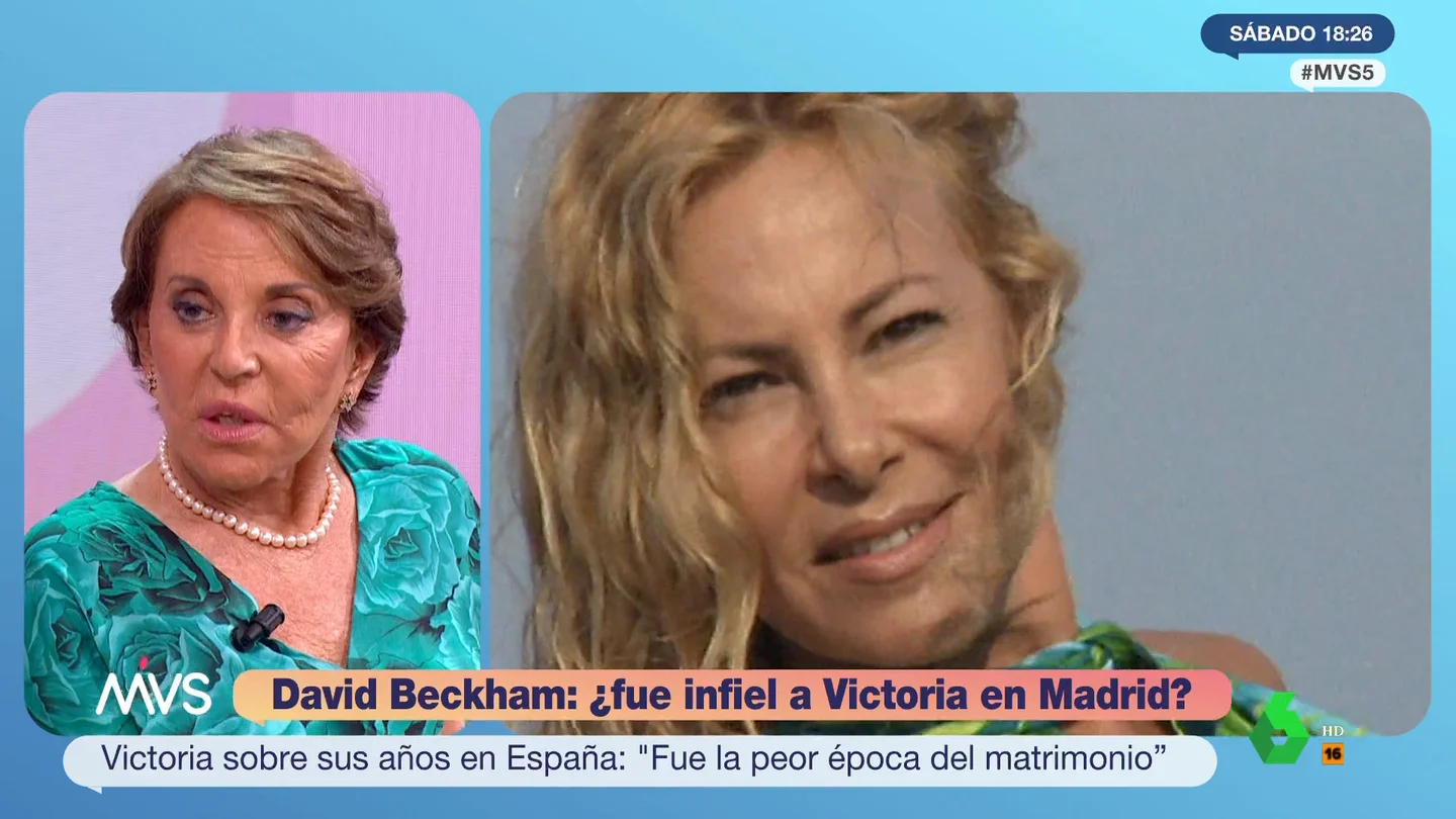 La fabulación de María Eugenia Yagüe que explica cómo se acercó Ana Obregón a David Beckham La fabulación de María Eugenia Yagüe que explica cómo se acercó Ana Obregón a David Beckham
