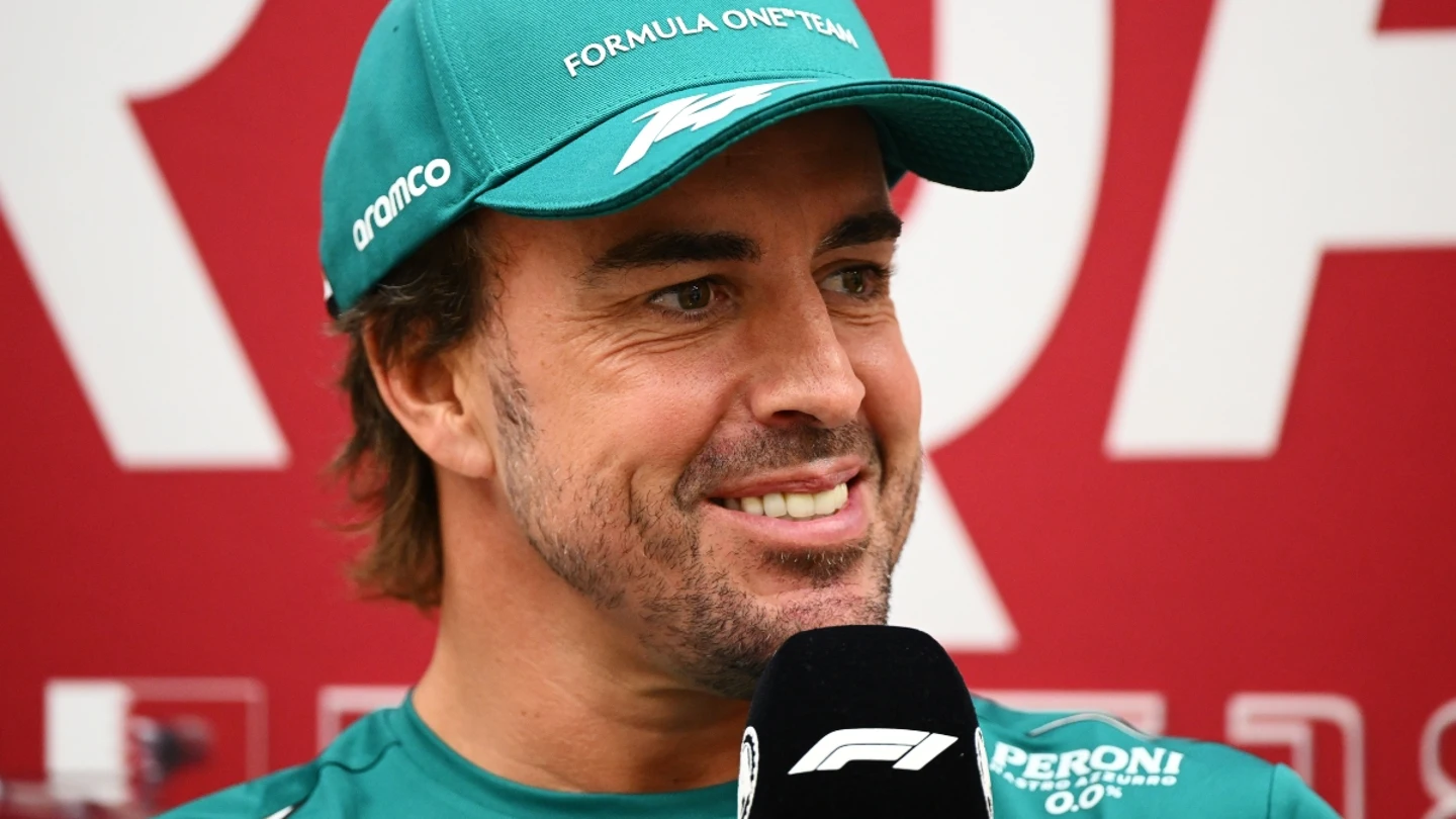 Fernando Alonso, sonriente Fernando Alonso, sonriente