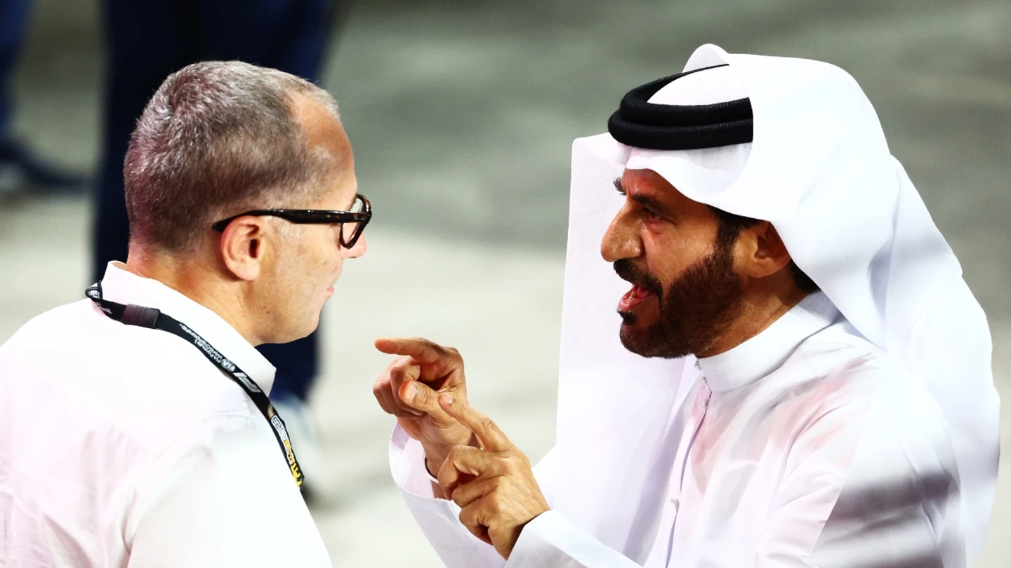 Ben Sulayem charla con Domenicali Ben Sulayem charla con Domenicali