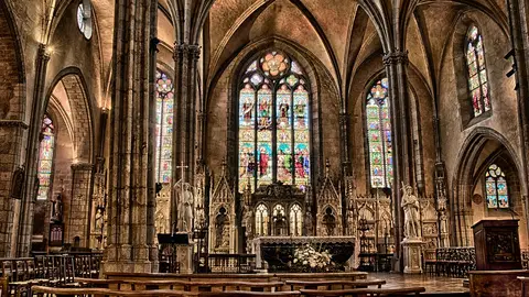 Interior de la catedral de Limoges Interior de la catedral de Limoges