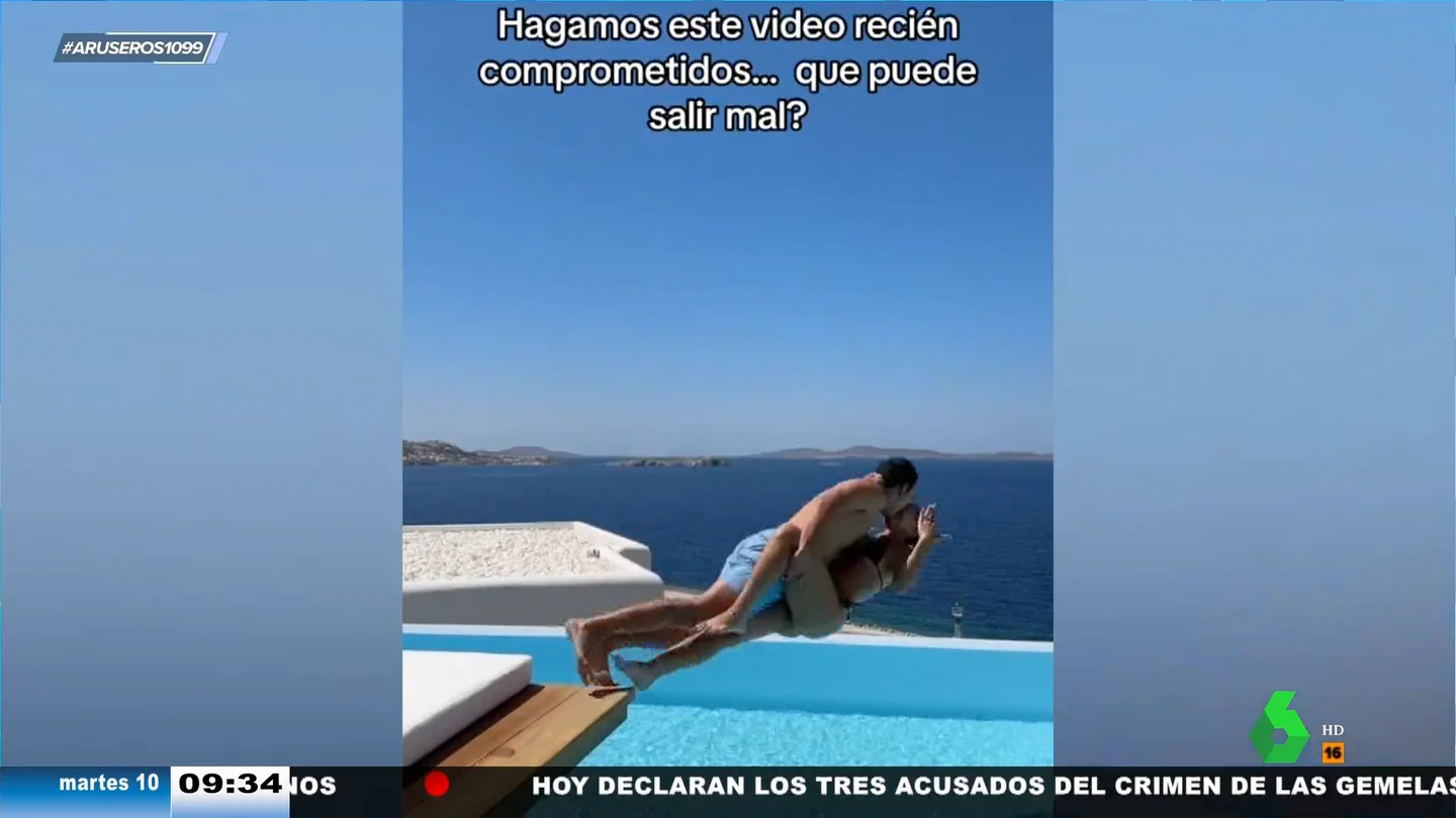 Cuando el anuncio de tu compromiso de boda no sale como esperabas: el golpe de esta pareja al grabar un vídeo perfecto para redes Cuando el anuncio de tu compromiso de boda no sale como esperabas: el golpe de esta pareja al grabar un vídeo perfecto para redes