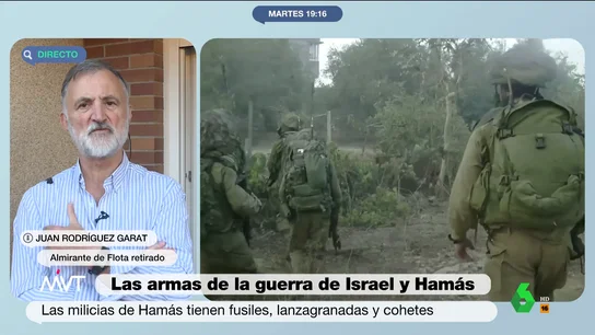 El almirante Rodríguez Garat alerta sobre una incursión terrestre de Israel en Gaza: "Costará muchas vidas" El almirante Rodríguez Garat alerta sobre una incursión terrestre de Israel en Gaza: "Costará muchas vidas"