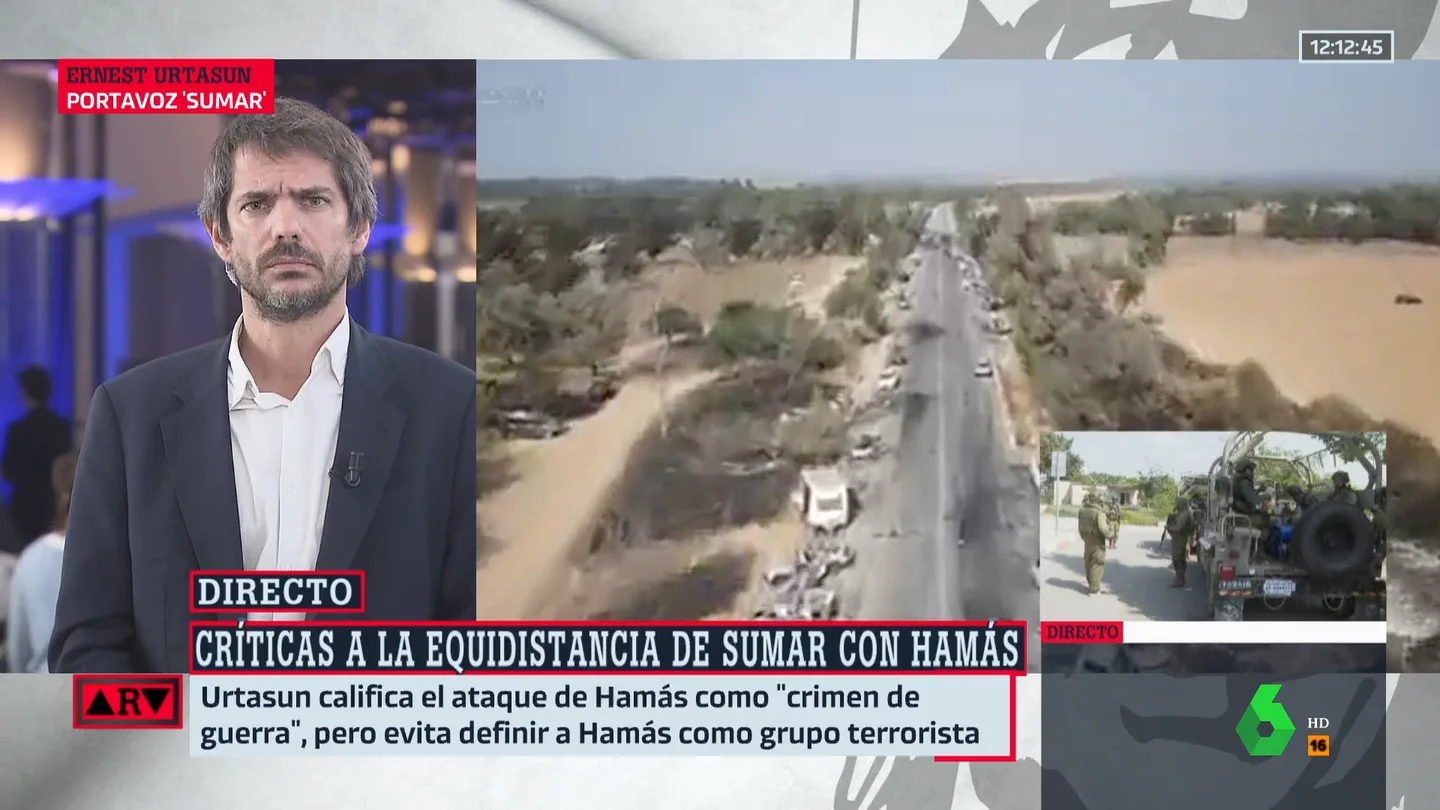 Urtasun, sobre la guerra en Israel: "La Unión Europea debe estar en la paz, no en el castigo" Urtasun, sobre la guerra en Israel: "La Unión Europea debe estar en la paz, no en el castigo"